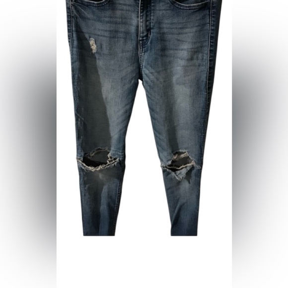 Hollister Womens Skinny Jeans Blue Pockets High Rise - Picture 5 of 5